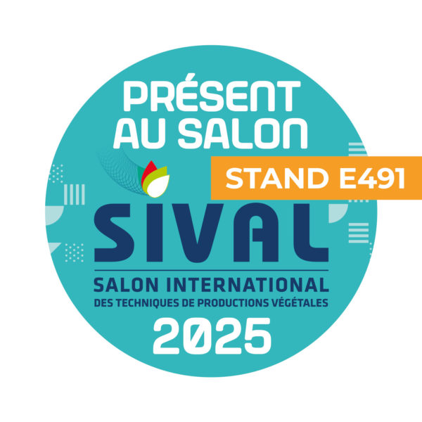 clenet SIVAL2025_STICKER_PRESENT AU SALON_100X100_FR